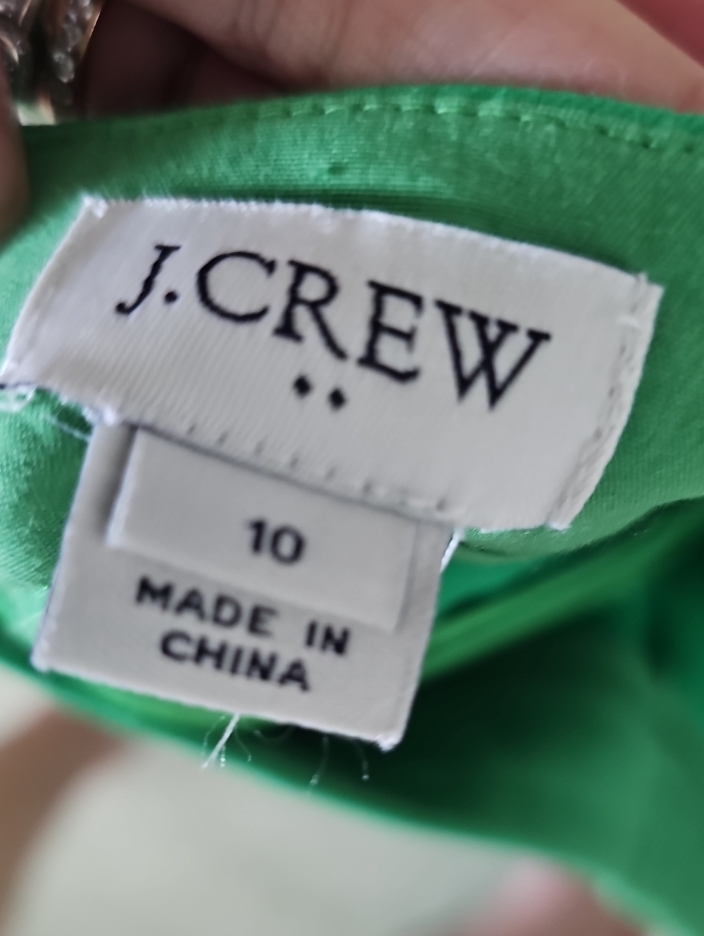 J. Crew Bright Green Scallop-Hem Pencil Skirt - Picture 5 of 6